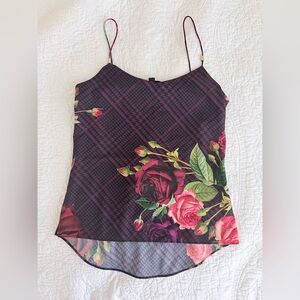 Ted Baker Klisha Juxtapose Rose Print Camisole